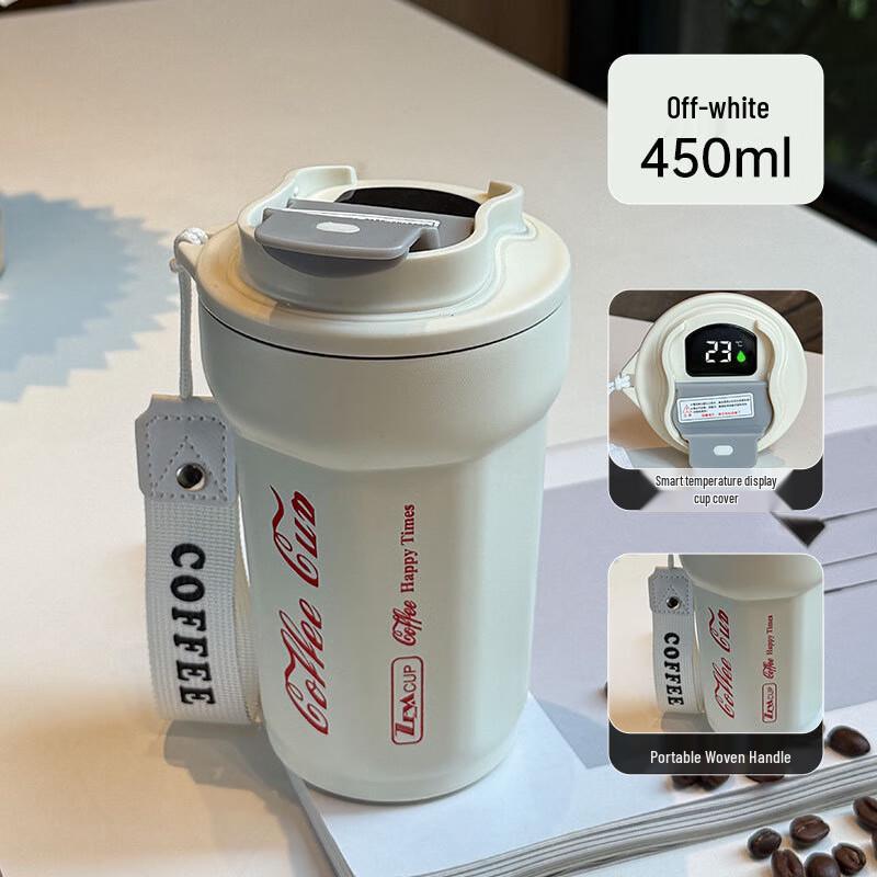 Shangqi 304 Stainless Steel Smart Display Insulated Coffee Mug