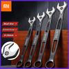 Dual-Use Plums Blossoms Open End Ratchets Wrenches 6mm-24mm Combination Spanners Nut Cutter Combined Motor Repair Hand Tool