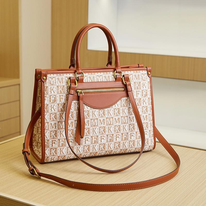 New Women's Bag High-end Printing Large-capacity Tote Bag Fashionable Versatile Temperament Portable Shoulder Bag