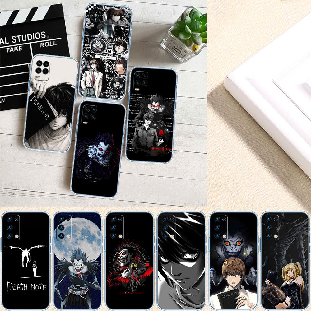 LO30 Death Note Soft Shell Transparent Phone Case for Motorola Moto Edge 20 30 40 50 S30 Fusion Ultra Pro Neo Lite + G200 G23