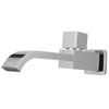 G1/2 Wall in Faucet Single Cold Waterfall Sink Basin Water Tap Bathroom Accessory(  Gold )
