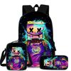 Marshmello Backpack Set Durable Versatile Stylish For School Travel