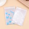 50Pcs Cute Transparent Self Adhesive Bag Hand Account Small Card Packaging Bag Jewelry Bracelet Small Item Gift Bag