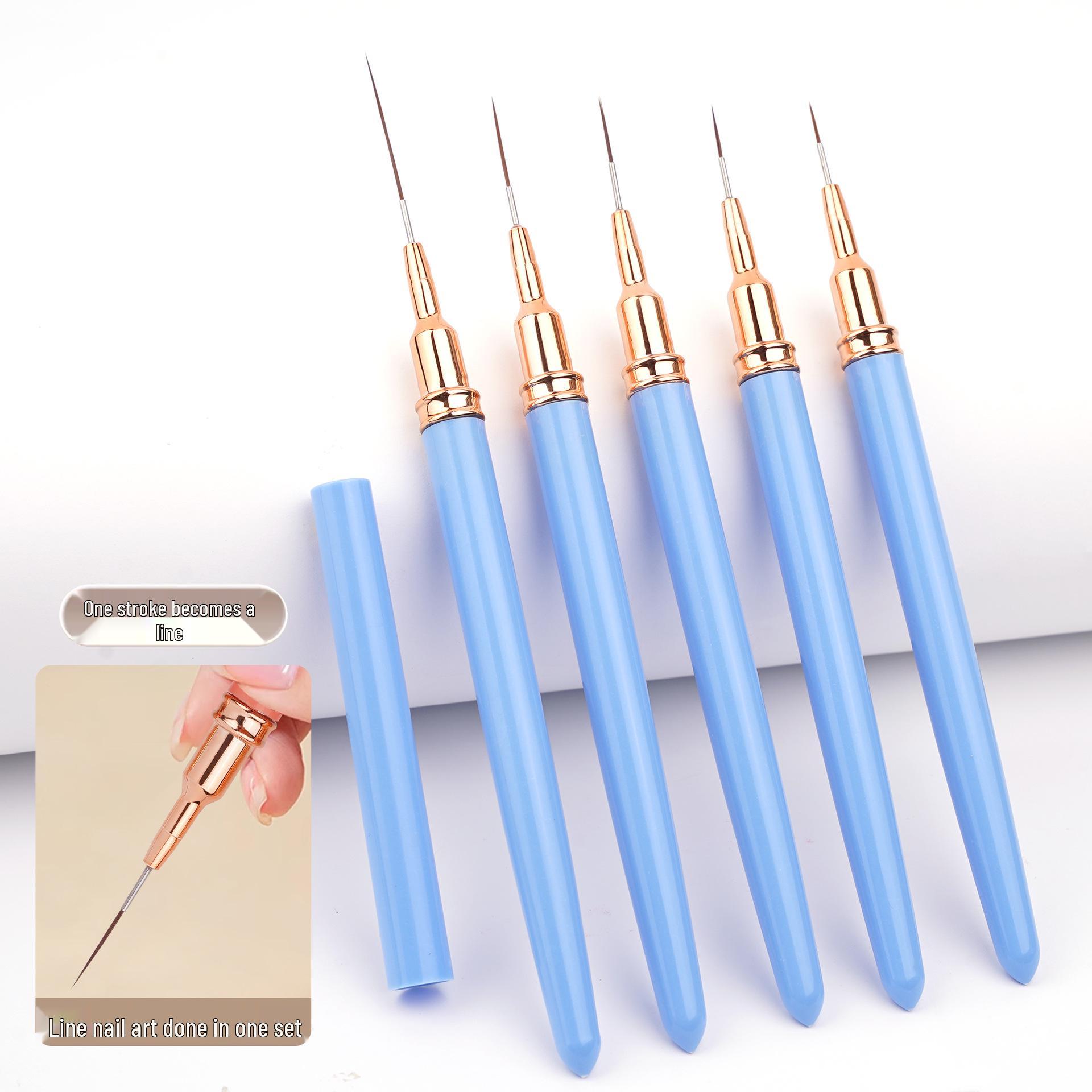 

Русская однолинейная гель-ручка для нейл-арта для рисования и ручной росписи цветов