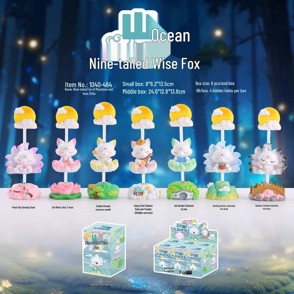 Guochao Hanfu Mädchen Figur: Frühlingsbrise Blind Box Sammlerstück – verträumte Dekoration & Geschenk