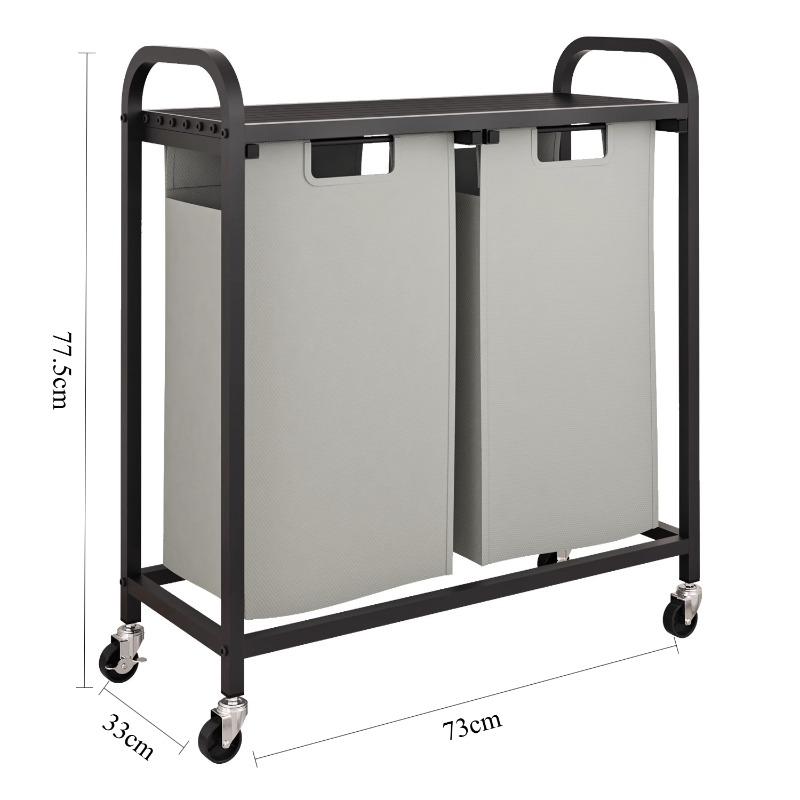 Multipurpose Laundry Basket Large Laundry Hamper Dirty Clothes Baskets with Wheels Multifunction Organizers Bathroom Storage