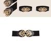 Fashion Waist Belt For Women With Embossed Totem And Adjustable Tapes For Summer Casuals