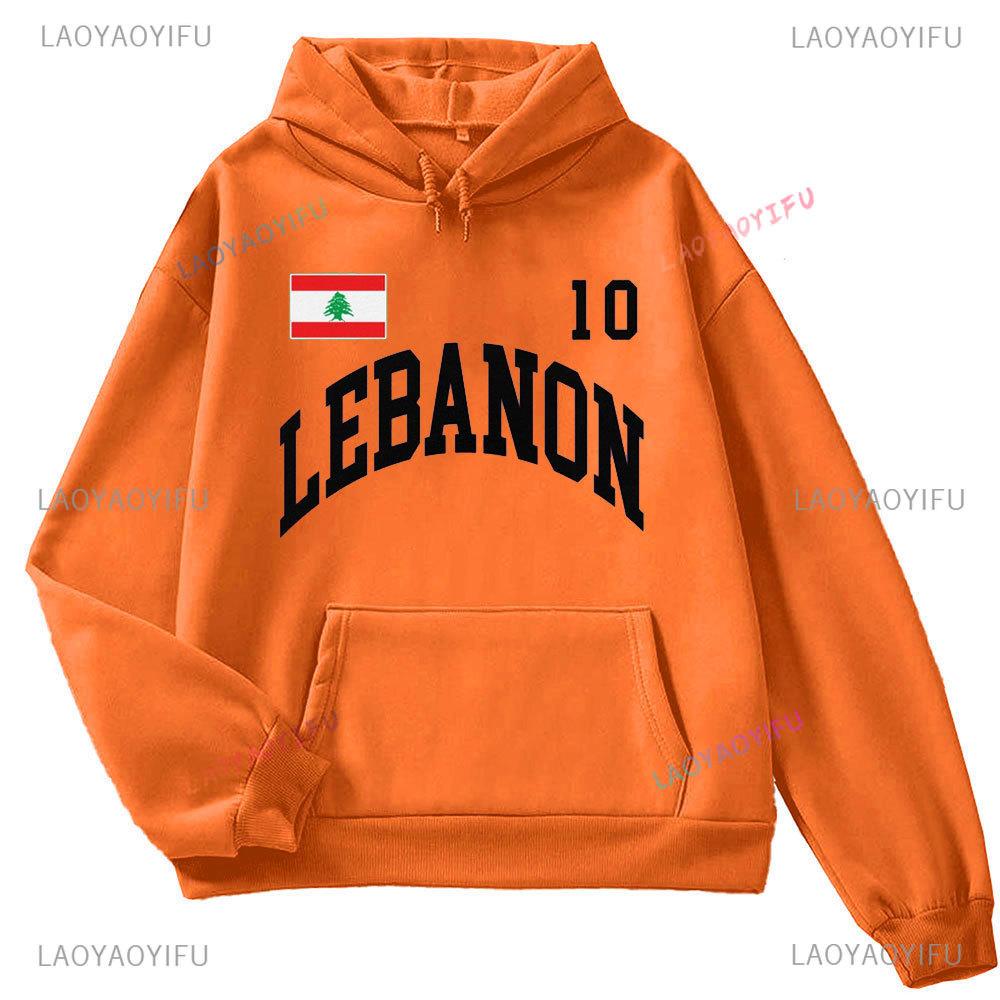 This Is Not My Dna Lebanon Flag Map Men's Long Sleeve Hoodie Autumn/Winter 2024 Lebanon Map Graphic Print Autumn Sweatshirt