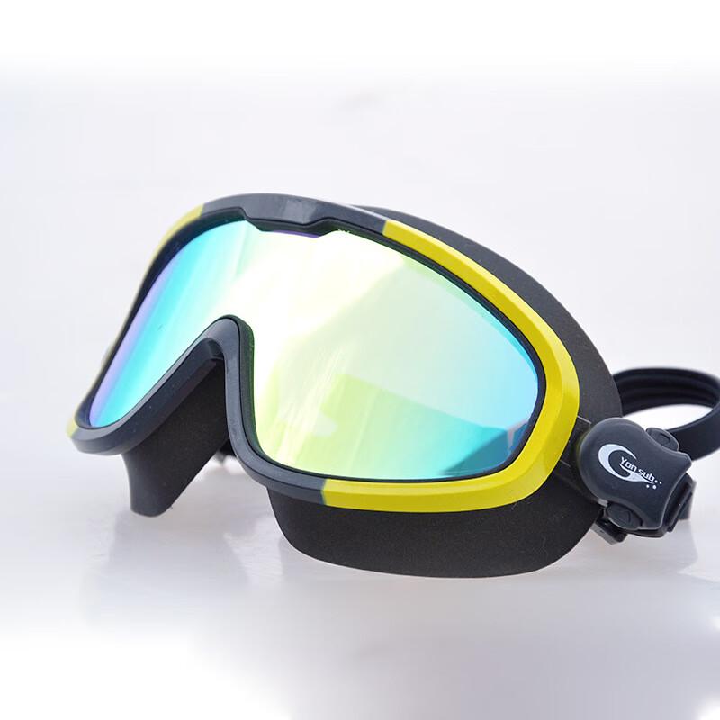 Yon sub Adult Large Frame Electroplated Anti-Fog Swimming Goggles