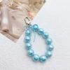 Handmade UV Beaded Keychain with Bowknot Phone Charm Keyring Bag Pendant Perfect for Phones and Handbag Purses Wallet