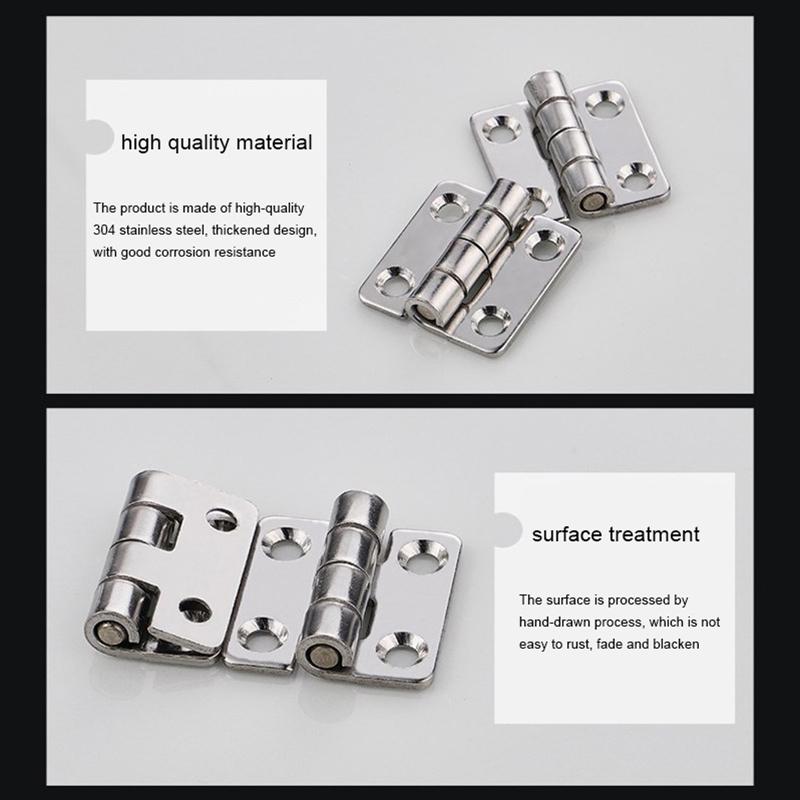 High Quality Thicken Stainless Steel Flag Shape Detachable Hinge For Aluminum Doors Bathroom Door Bathroom Removable Hinge