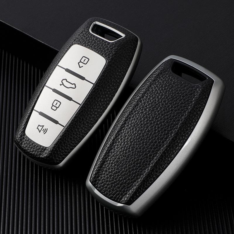 

Compatible Leather Key Case for Great Wall Haval H6 Coupe, H2S, M6, F5, H4, Big Dog, F7X PE Bag