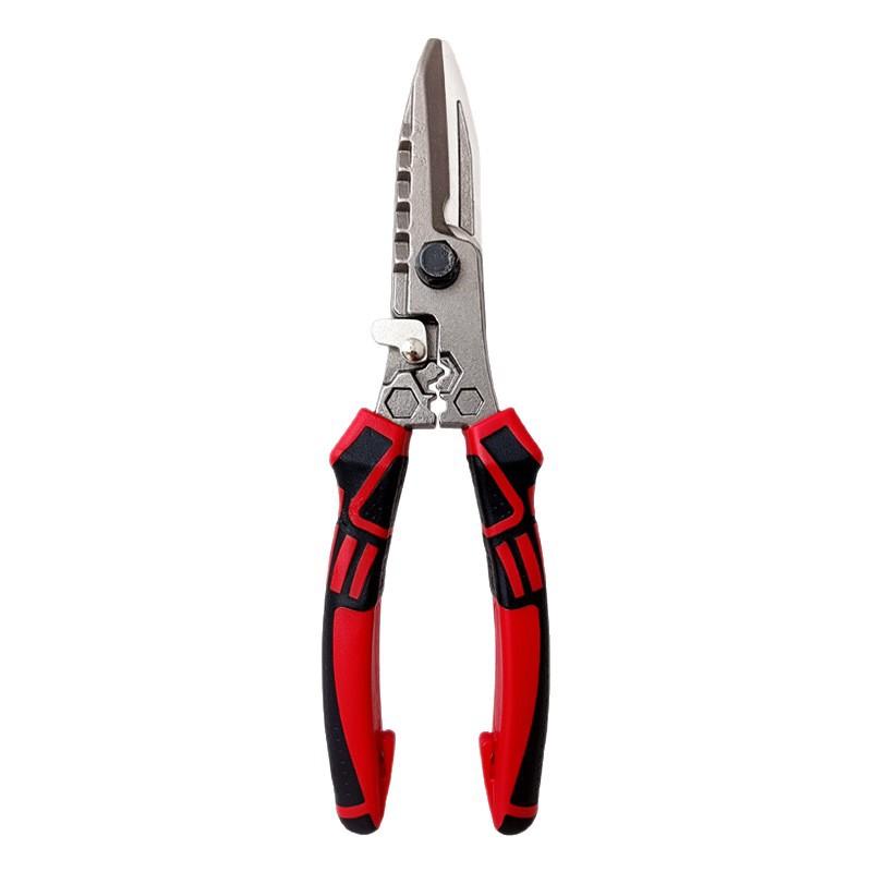 

Multi-Functional Electrician Scissors Crimping Wire Cutting Tool with Wrench for Metal Sheet Cable