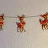 8pcs Vintage Reindeer Christmas Ornaments -Festive Winter Decor for Fireplace & Wall, Holiday Wall Art|Vintage Christmas Decor