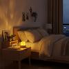 LED Wood Stand Glass Ball Shiny Crystal Ball Night Lamp Luminous Crystal Ornaments  Xmas Gift