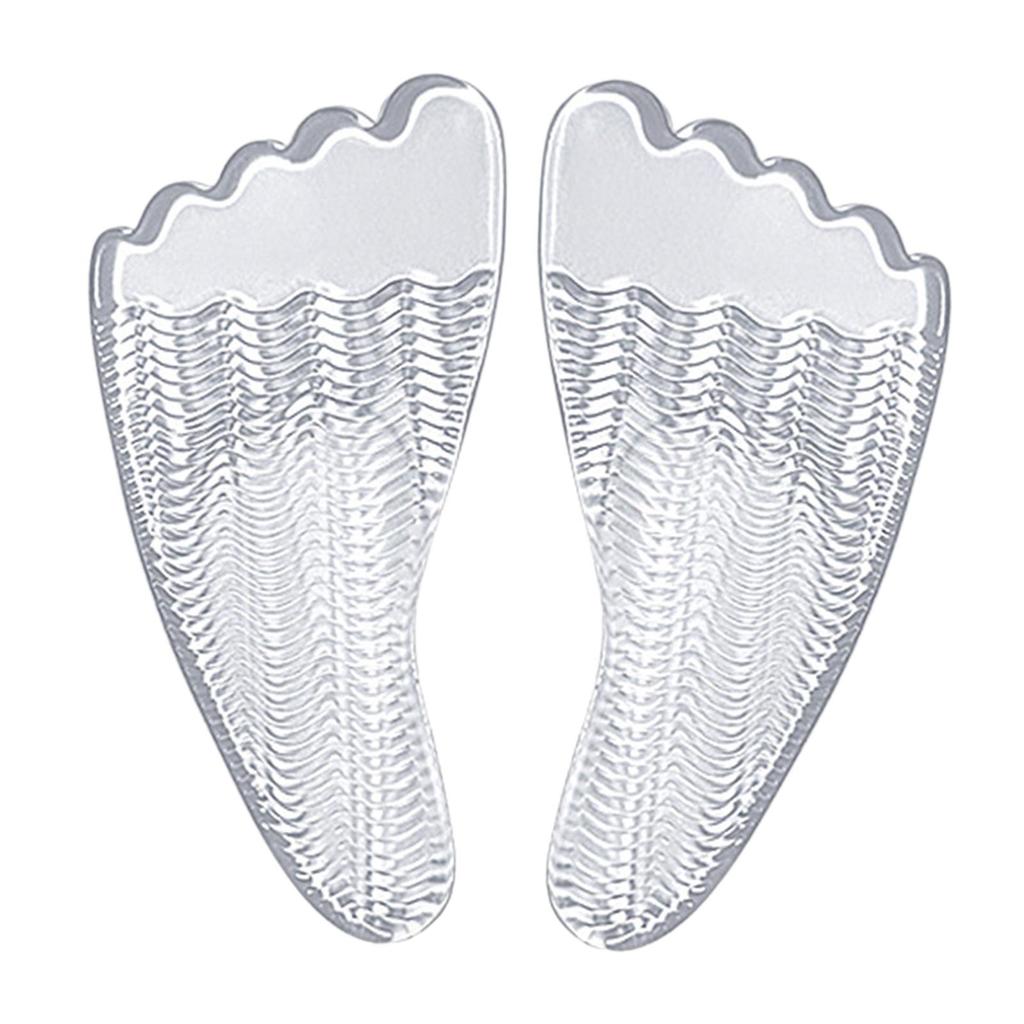 2Pcs High Heel Cushion Inserts Arch Support Shoe Inert Portable Anti Slip Gel Pads for Loose