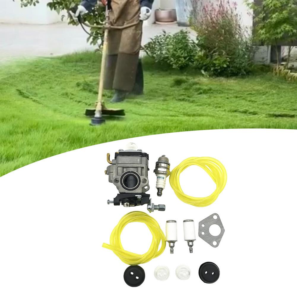 Carburetor Kit for 40-5 MP15 43cc 52cc Engines Suitable for Lawn Mowers Chainsaws Hedge Trimmers and Brush Cutters