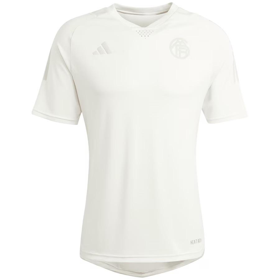 

Adidas ФК Бавария Логотип Узор Тренировочная Профессиональная Спортивная Футболка с Коротким Рукавом Мужская Топы HY3250 M