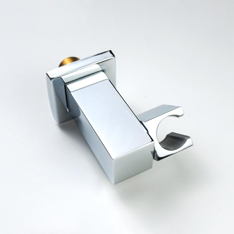 Brass Handheld Shower Head Replacement Showerhead for Bathroom Showering System Contemporary Square Round Oval Polished Chrome