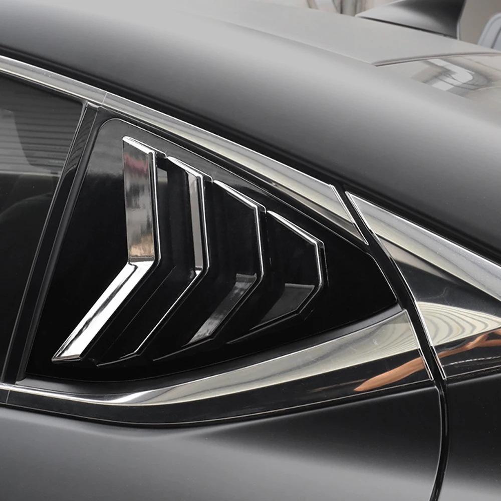 Carbon Fiber Rear Side Window Louvers for 2018-2023 Lexus ES