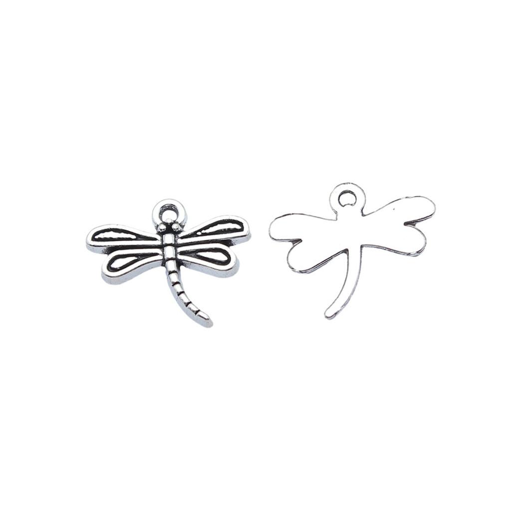 Dragonfly Charms Vintage Alloy Pendants For Insect Themed Handmade Jewelry Supplies