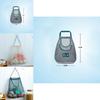 Modern Minimalist Wall Hanging Storage Bag With Polyester Cotton Rope For Home Office Decor