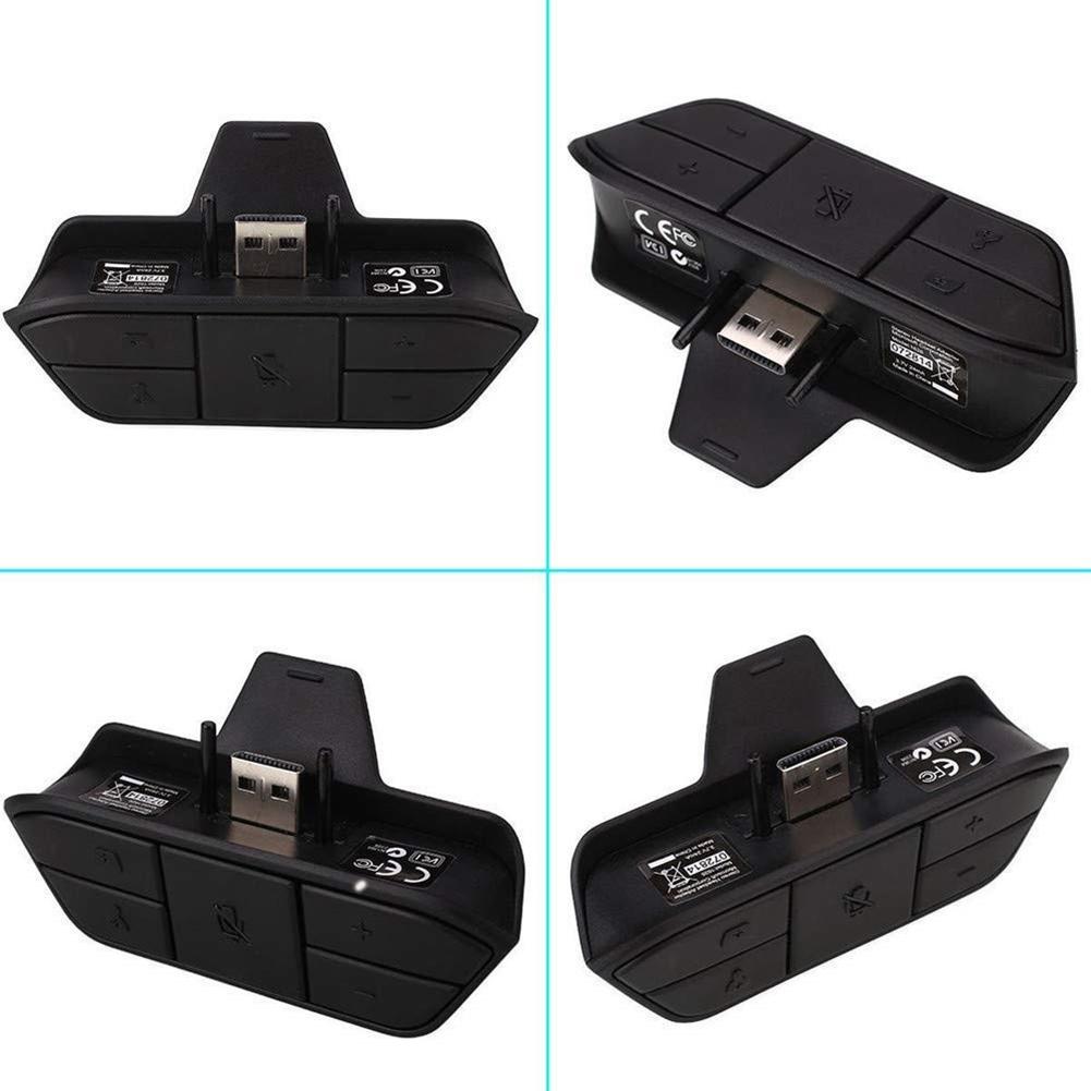 Stereo adaptér pro sluchátka s ovládáním vyvážení zvuku, 3,5mm jack pro bezdrátový herní ovladač Xbox One, design odolný proti opotřebení a nečistotám