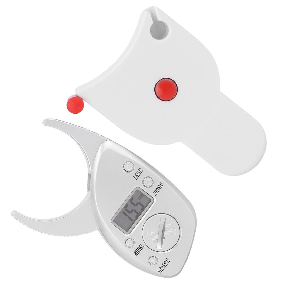 Portable Skin Fat Caliper LCD Display Skin Muscle Tester Battery Powered Fat Measurement Device