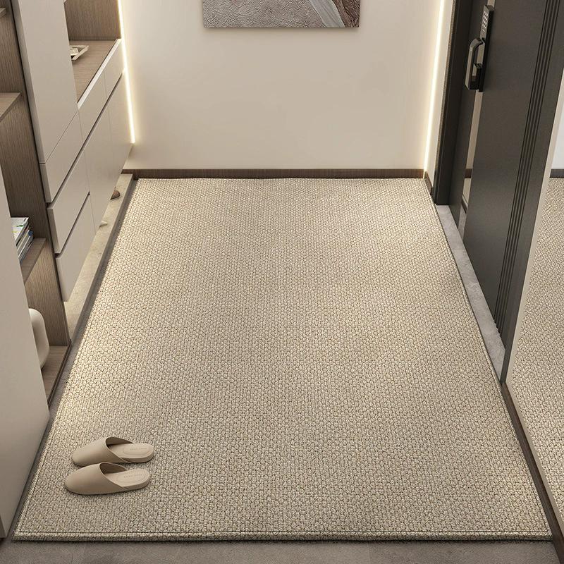 Home Doorway Rug Mat with Trim-to-Fit Design, Stain-Resistant & Anti-Slip - Practical Entryway Floor Carpet for Family Use