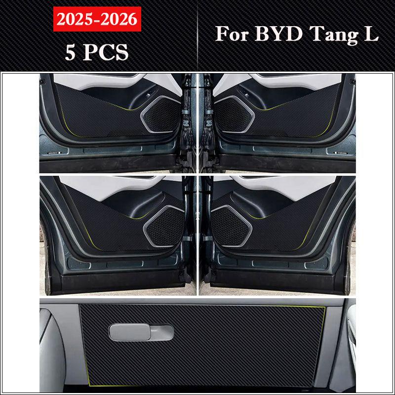 For BYD Tang L 2026 2026 Car Door Anti Kick Pad Protection Stickers Interior Accessories Scratch Resistant Decoration Film