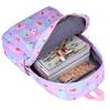 Printed School Bag Women Three-piece Backpack Set Female Bag