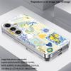 South Italian Lemon Pattern 2D Phone Case for SamsungS26 S25 S24 S23 S22 S21 S20 A56 A36 A16Electroplated Glass Protective Cover
