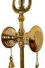 Brass Trishul with Damru for Temple | 37-Inch Damroo Trishul