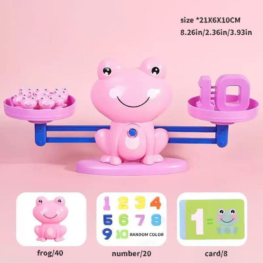 Mathematische Intelligenz Mathe-Spielzeug Lustige Frosch-Skala Kinder Früherziehung Spielzeug Addition Subtraktion Balance Aufklärung