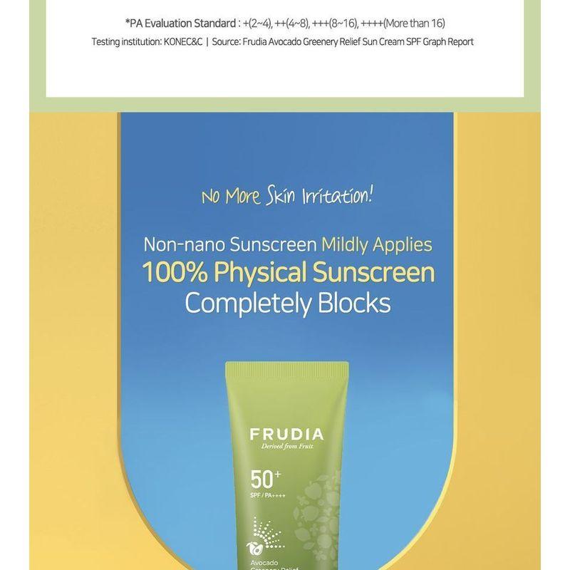 FRUDIA - Avocado Greenery Relief Sun Cream