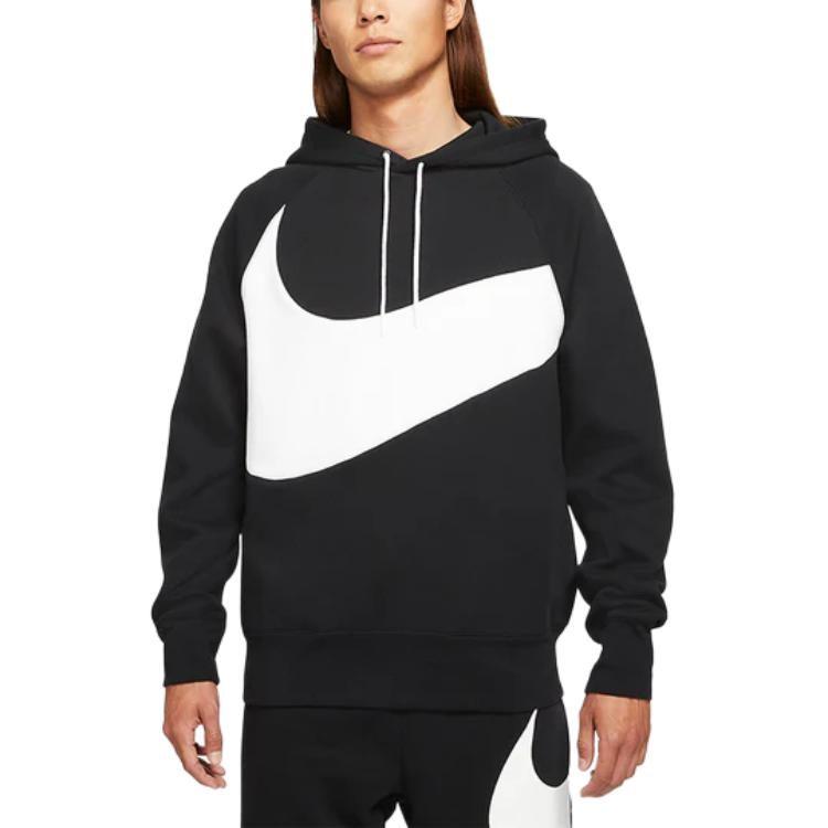 Nike Sweatshirts Men's Black Hooded Moderate Regular DD8223-010