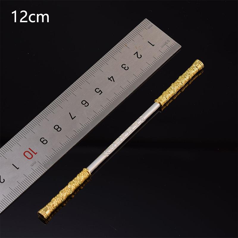 

Черный Миф Оружие Укуна Сунь Укун Король обезьян Бар Игра Аниме Металлическое оружие Модель Орнамент Поделки Подарки Игрушки 12cm