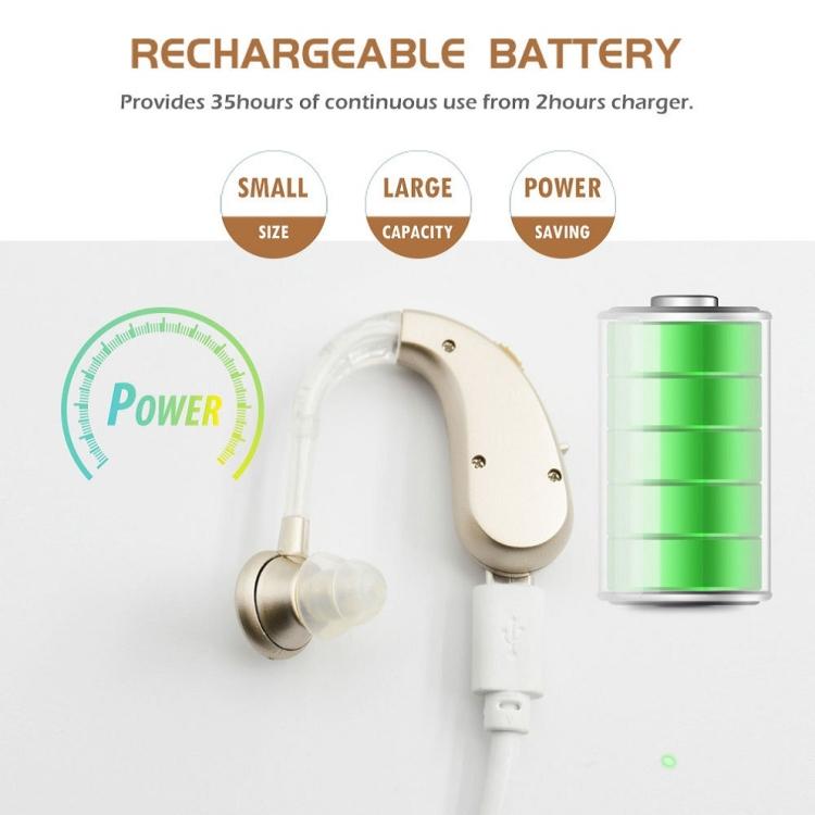 Hearing Aid Audiphones Sound Amplifier EU Plug