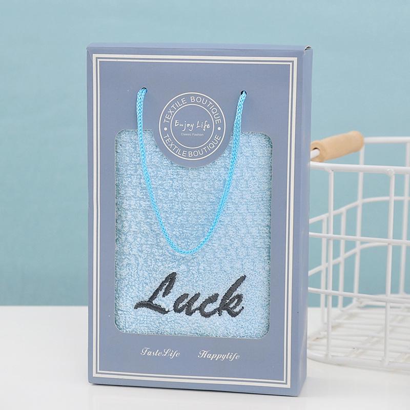 

Подарочный набор из хлопковых полотенец с индивидуальным логотипом 32x72 cm