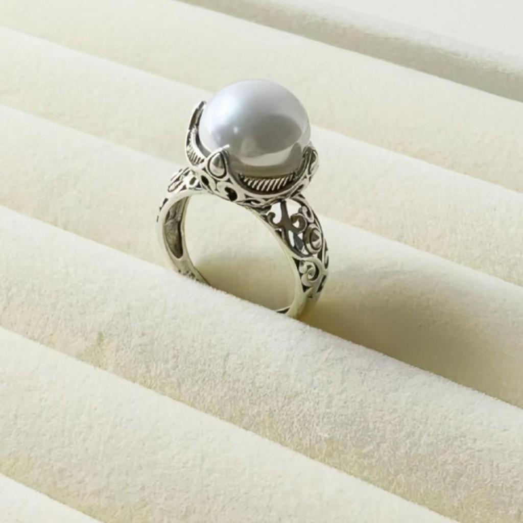 Anello Fiorito Intrecciato Cinese Vintage da Donna