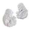 3D Sturdy Silicone Christ Mould for Candle Making Supplies and Soap Crafting Ornament Heat Resistant and Food Grade