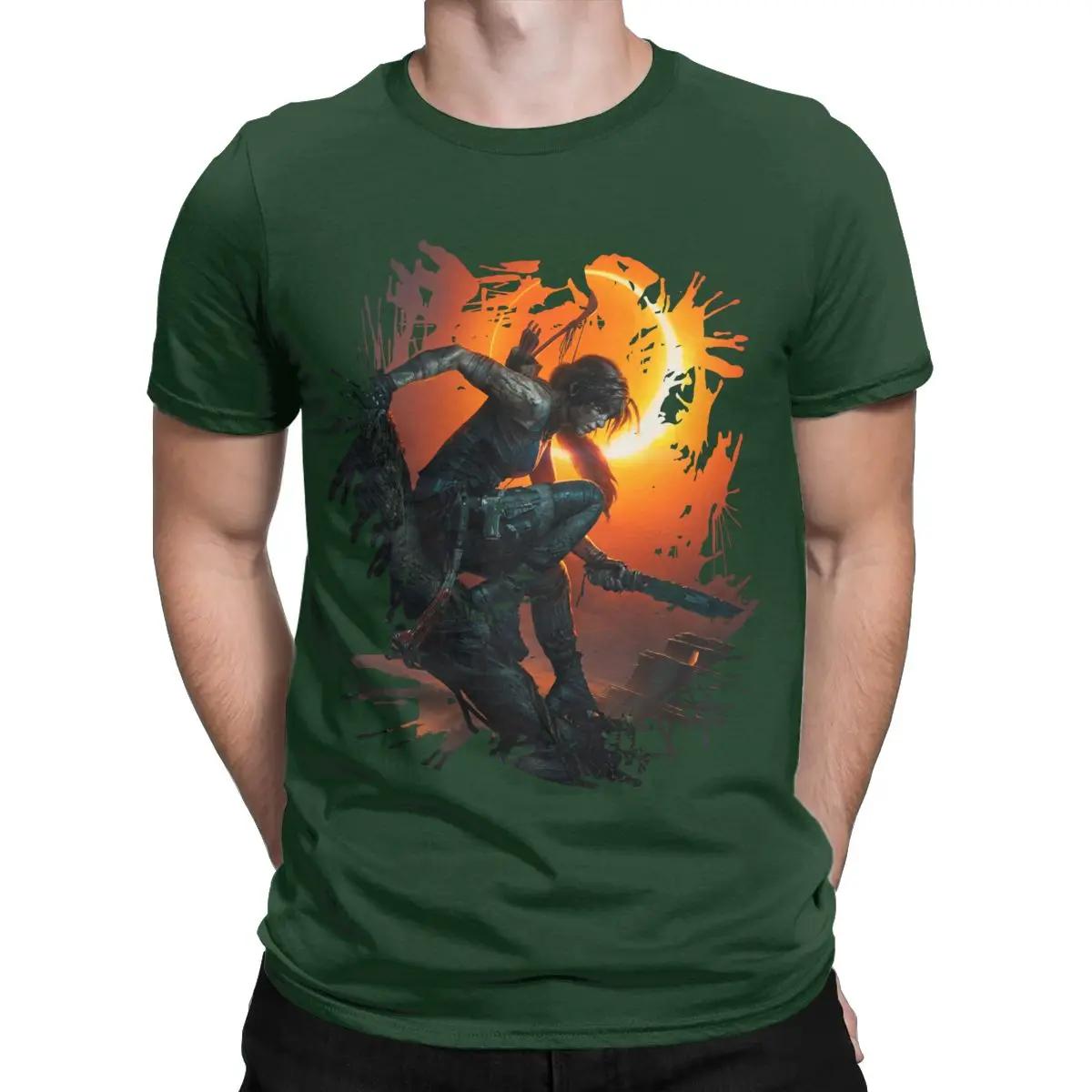 

T Shirt Round Neck Clothes Lara Croft Tomb Raider explorer 90s PC gaming temple relic Vintage Novelty 100% Cotton Short Sleeve 4XL