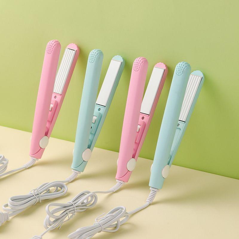 Mini Ceramic Curling Iron Portable Hair Curler Corrugate Wave Dry Wet Use for Long Lasting Fluffy Hairstyle Daily Use
