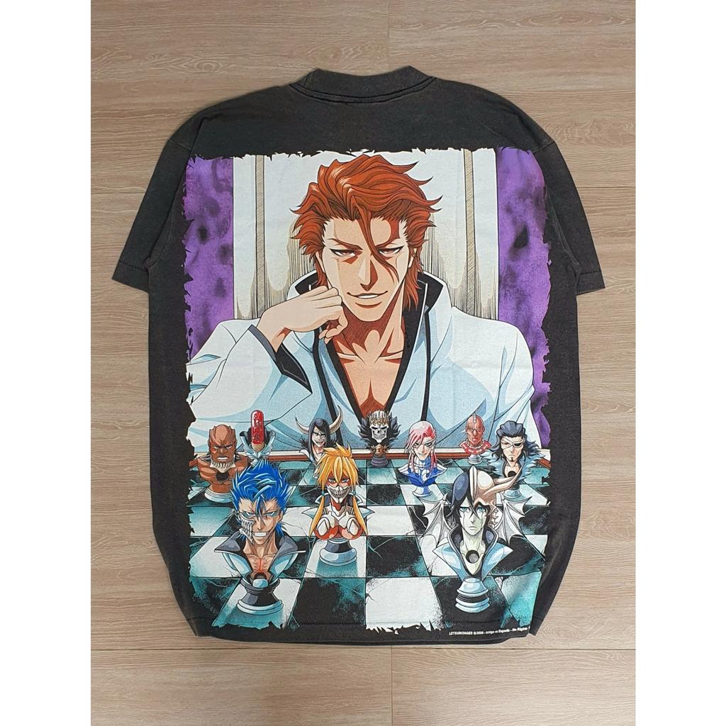 Ichigo Kurosaki Vs Sosuke Aizen Graphic T-shirt DTF Printing Tee Men Women Cotton Oversized Street Bootleg Style Short Sleeve Female Male Clothing