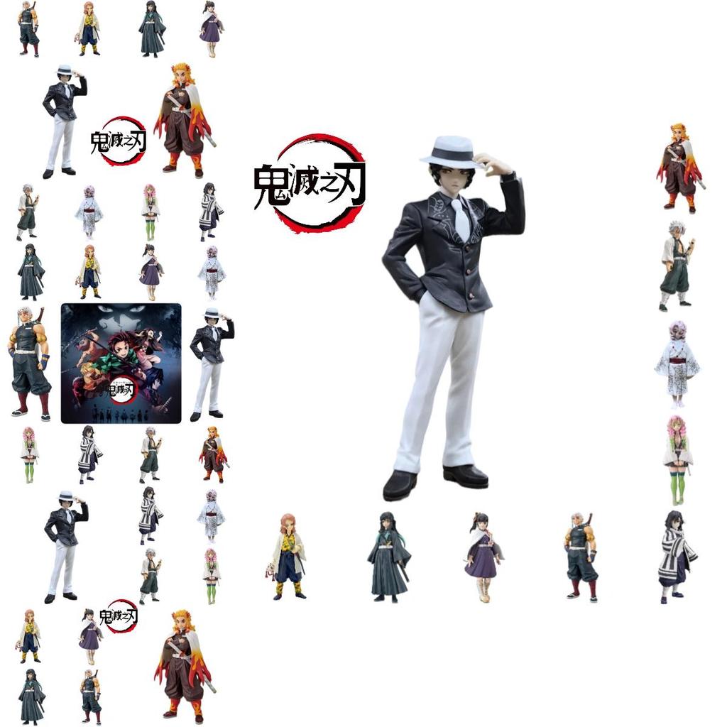 Komplettes Set von Demon Slayer Anime-Figuren Tanjiro Zenitsu Inosuke Nezuko 16cm Höhe