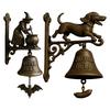 Witch Bell Wind Chimes Witch Iron Broom Door Hanger Hanging Decorations Dachshund Dog Door Chime