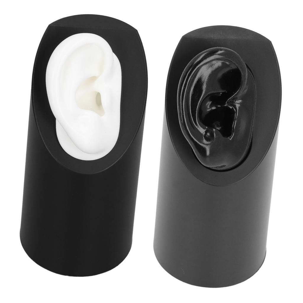 Soft Silicone Flexible Model Body Part Displays Human Right Ear Model Simulation for Ear Jewelry Dis