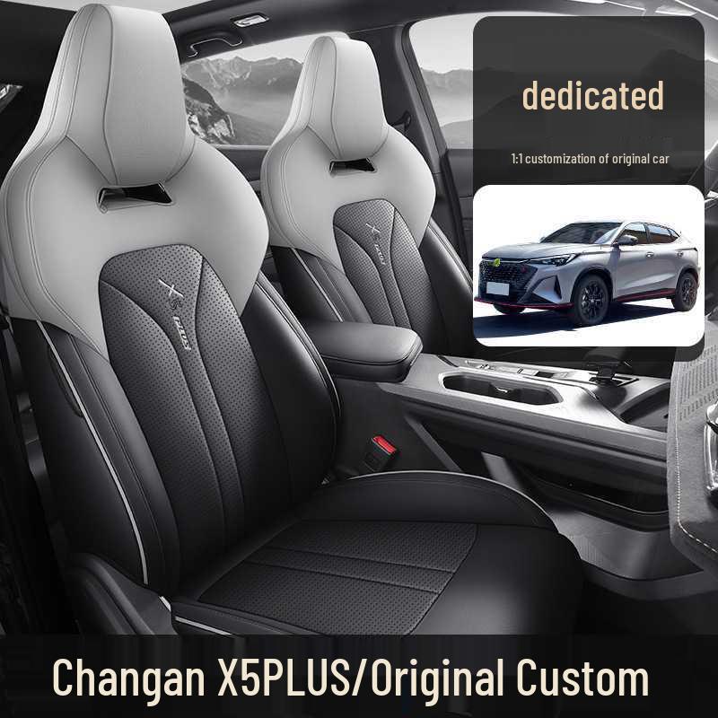 Changan X5 PLUS Leather Car Seat Cushion Cover for Five-Seater