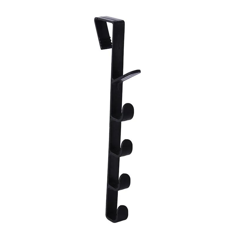 4pc Bedroom Door Hanger Clothes Hanging Rack Over The Door Plastic Home Storage Organization Hooks, Purse Holder For Bags Rails