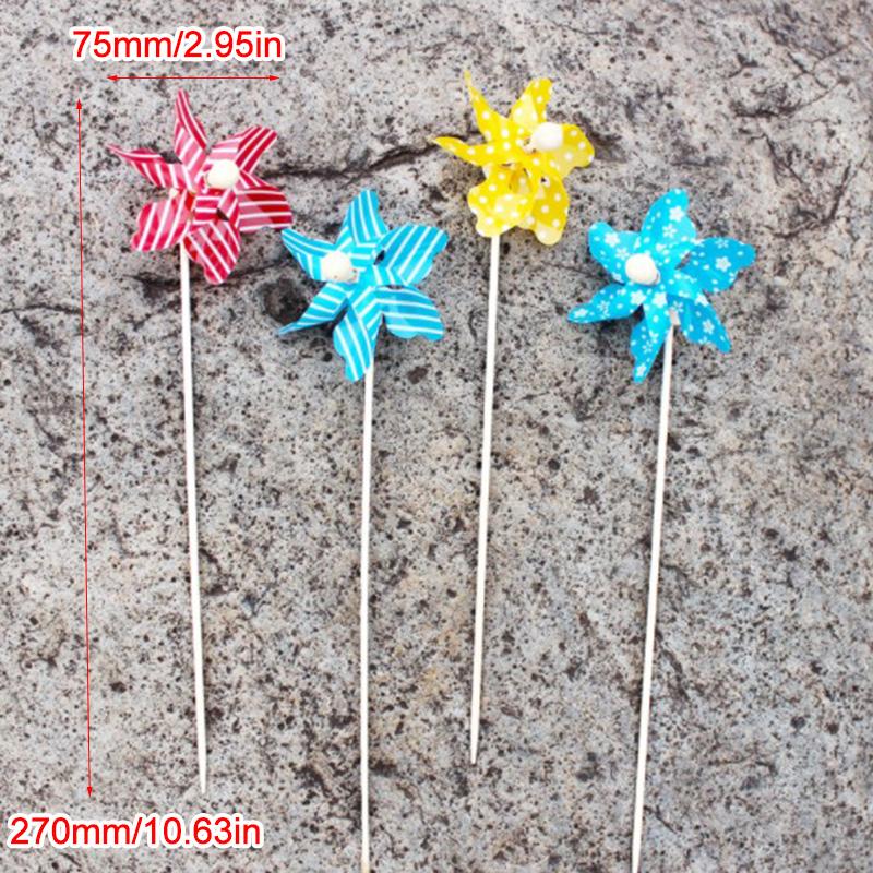 Mini Windmill Wind Spinner Home Garden Yard Decoration Kids Children Toys